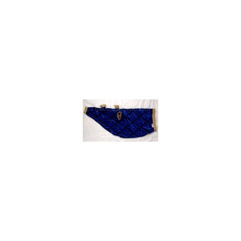 Blue Velvet Highland Scottish Bagpipe Cover