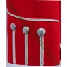 Traditional Red Bagpipers Band Uniform Doublet Kilt Jacket