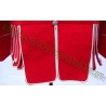 Traditional Red Bagpipers Band Uniform Doublet Kilt Jacket