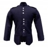 Navy Blue Scots Guards Pipe Band Uniform Doublet Kilt Jacket