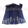 Royal Blue Military Scottish Pipe Band Outfitters Doublet Kilt Jacket