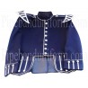 Royal Blue Military Scottish Pipe Band Outfitters Doublet Kilt Jacket