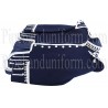 Traditional Blue Scottish Bagpipers Band Doublet Kilt Jacket