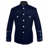 Navy Blue High Collar Police Honor Guard Uniform Jacket with Gold Buttons