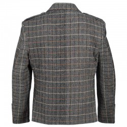 Scottish Dress Grey Check Argyll Jacket and Waistcoat