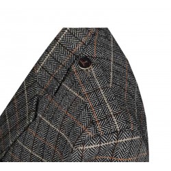 Scottish Dress Grey Check Argyll Jacket and Waistcoat