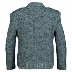 Green Elegant Scottish Heritage Wear Crail Kilt Jacket with Waistcoat