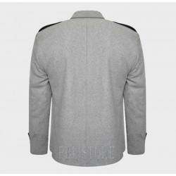 Light Grey Argyll Wedding Kilt Jacket with Waistcoat