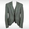 Dark Green Tweed Crail Heritage Kilt Jacket for Highland Events