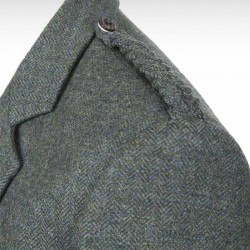 Dark Green Tweed Crail Heritage Kilt Jacket for Highland Events
