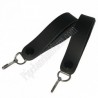 Plain Black Leather Sporran Suspenders