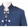Tailored Highland Attire Blue Sheriffmuir Doublet Kilt Jacket and Waistcoat