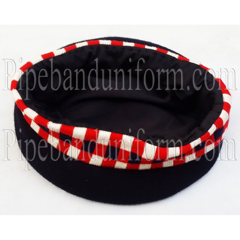 Traditional Scottish Band Uniform Blue Tam O'Shanter Balmoral Hat