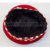 Scottish Scarlet Red Tam O'Shanter Hat / The Balmoral Bonnet