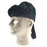 Traditional Scottish Green Plain Piper Drummer Balmoral Hat