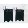 Premium Traditional Pipe Band Dark Green Kilt Flashes