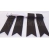 Premium Adjustable Pipe Band Charcoal Kilt Flashes