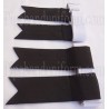 Premium Adjustable Pipe Band Charcoal Kilt Flashes