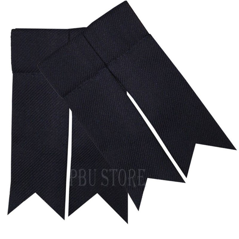 Premium Traditional Pipers Drummers Dark Blue Kilt Flashes