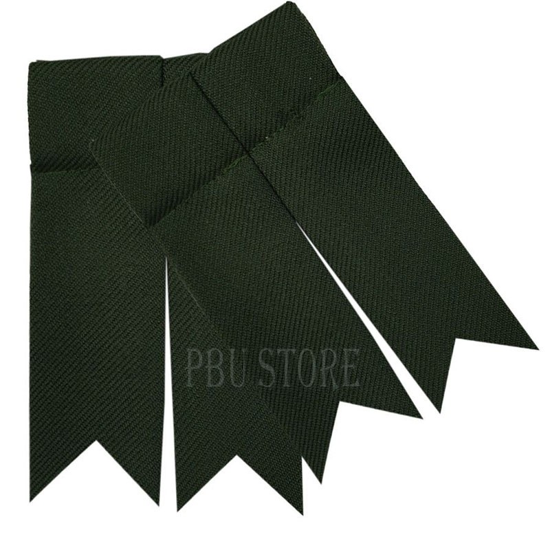 Premium Pipers Drummers Modern Green Kilt Flashes