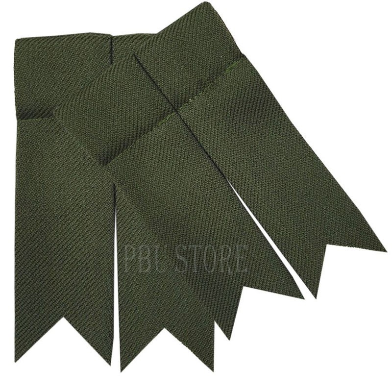 Premium Military Pipe Band Muted Green Kilt Flashes