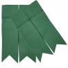 Premium Traditional Pipers Drummers FOS Green Kilt Flashes