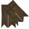 Premium Tweed Scottish Pipers Drummers Dark Olive Kilt Flashes