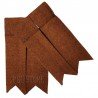 Premium Tweed Highland Pipers Drummers Ginger Kilt Flashes