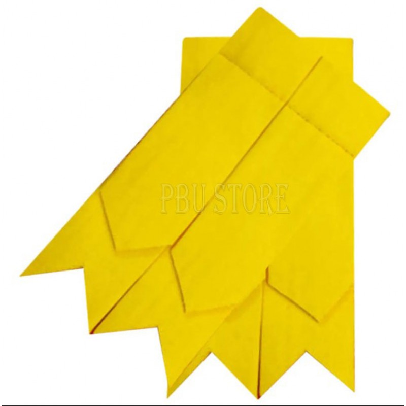 Premium Highland Pipe Band Yellow Kilt Flashes