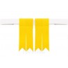 Premium Highland Pipers Drummers Yellow Kilt Flashes