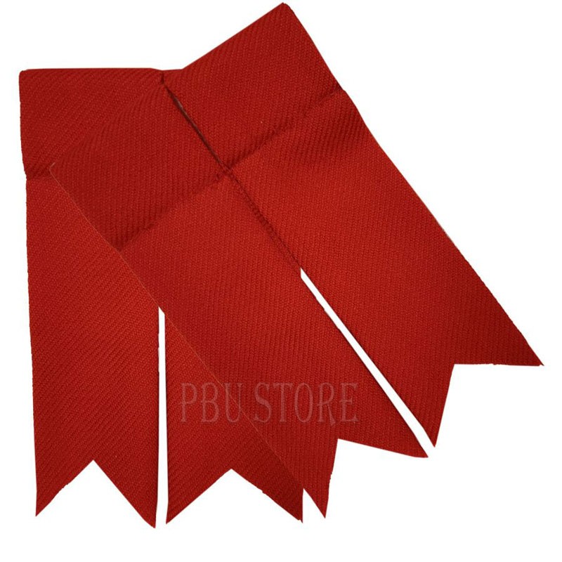 Premium Scottish Pipers Drummers Modern Red Kilt Flashes