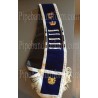 Blue Pipe Band Drum Major Custom Baldric Sash
