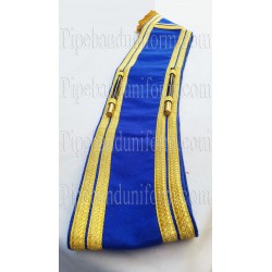 Blue Plain Pipe Band Drum Major Baldric Sash