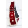 Red Pipe Band Drum Major Custom Made Baldric Sash