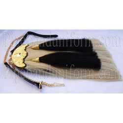 Pipers Drummers Military/Regimental Horse Hair Leather Sporran