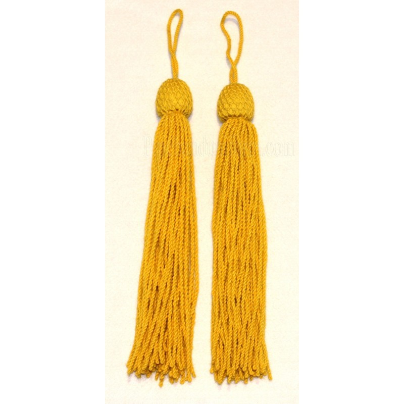 Yellow Bell Lyre Tassels