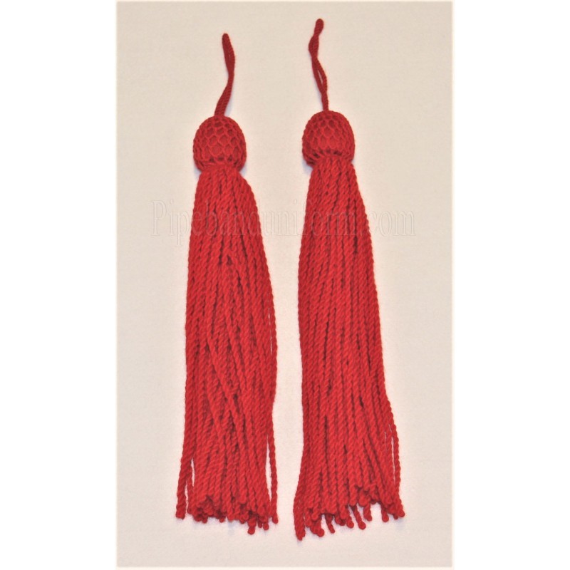 Red Bell Lyre Tassels