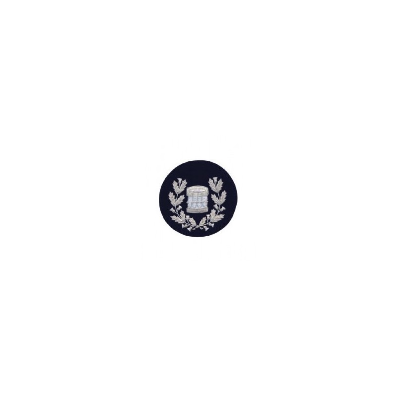 Pipe Band Drum Major Embroidery Badge