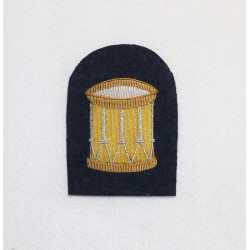 Hand Embroidered Pipe Band Drum  Badge