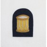 Hand Embroidered Pipe Band Drum  Badge