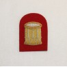 Hand Embroidered Pipe Band Drum  Badge