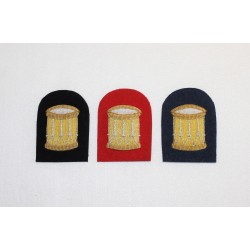 Hand Embroidered Pipe Band Drum  Badge