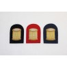 Hand Embroidered Pipe Band Drum  Badge