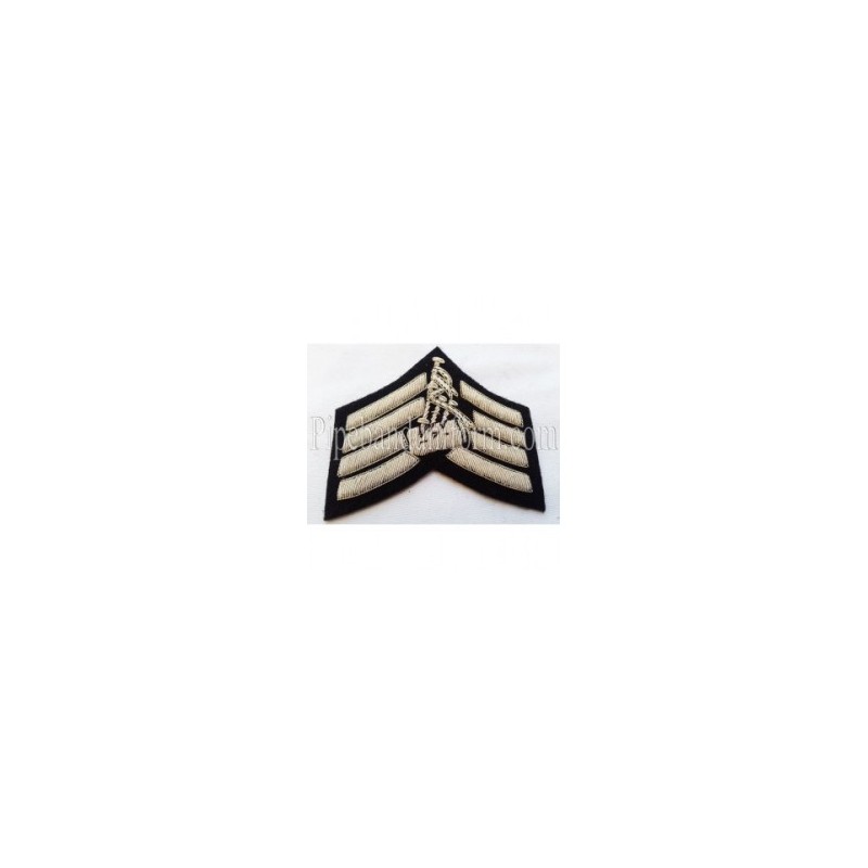 Bagpipe Badge Major Rank Stripe | Chevron