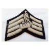 Bagpipe Badge Major Rank Stripe | Chevron