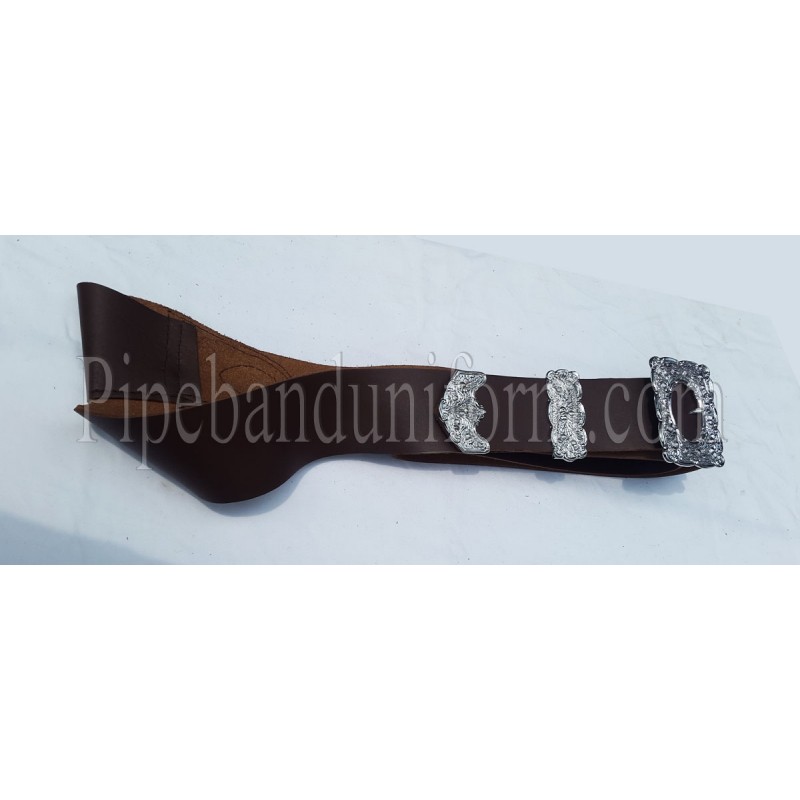 Piper Cross Belt Chrome Plated Chased Mounts