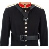 Black Leather Belt Bass Drummers Harness