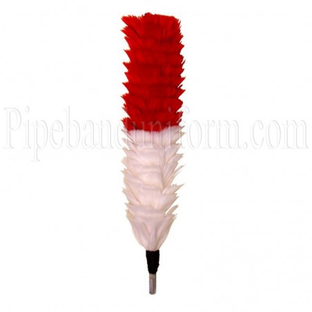Pennacchio Militare The Royal Welsh – Piuma Bianca (Hackle) – Altezza 16,5 Cm - 4