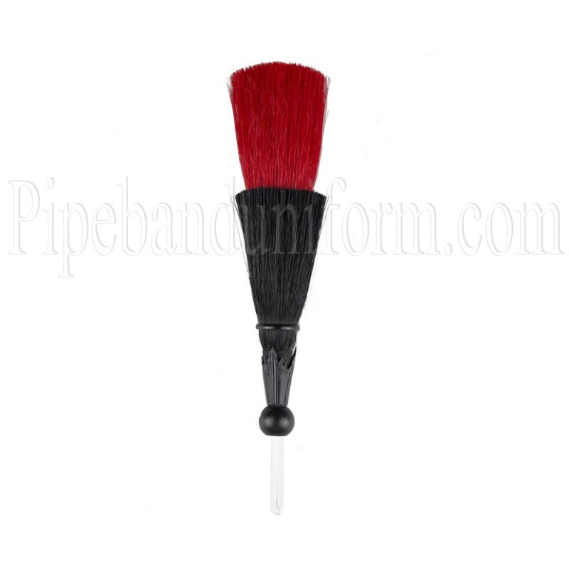 British Army Black and Red Horsehair Plume / Hackle