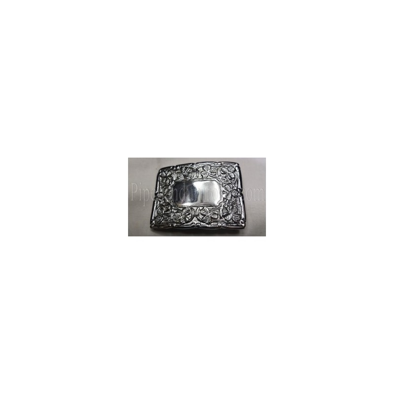 Premium Scottish Thistle Leather Waist Belt Buckle